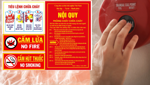 Bảng nội quy phòng cháy chữa cháy mới nhất 2025